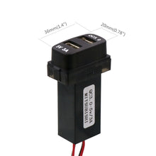 Load image into Gallery viewer, Pajero Quick Charger QC3.0 + 5V 3A USB Interface Socket. OEM Mitsubishi Size
